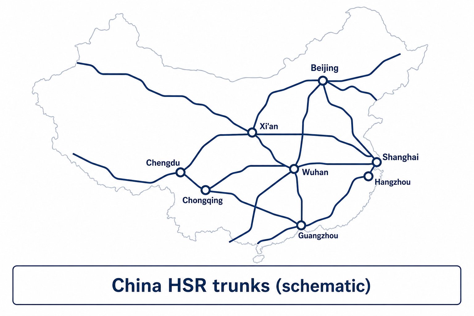 China Train Maps | Trunks, Tourist Hops, and Station Traps