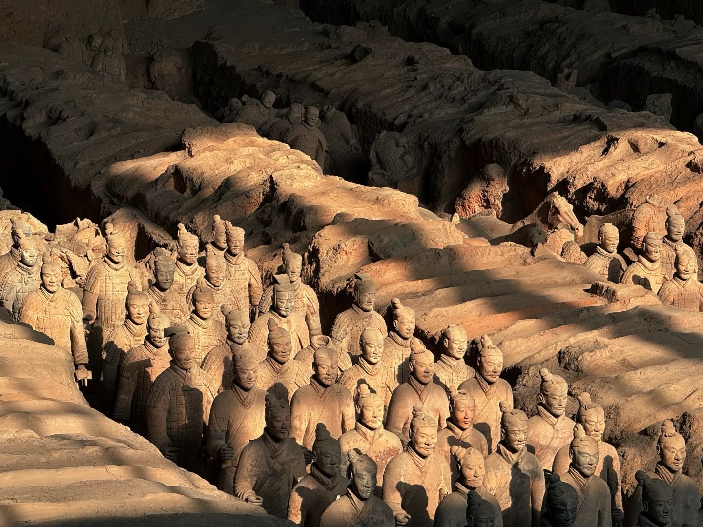 The Terracotta Army. On the 8-day it is the one job of Xi'an.