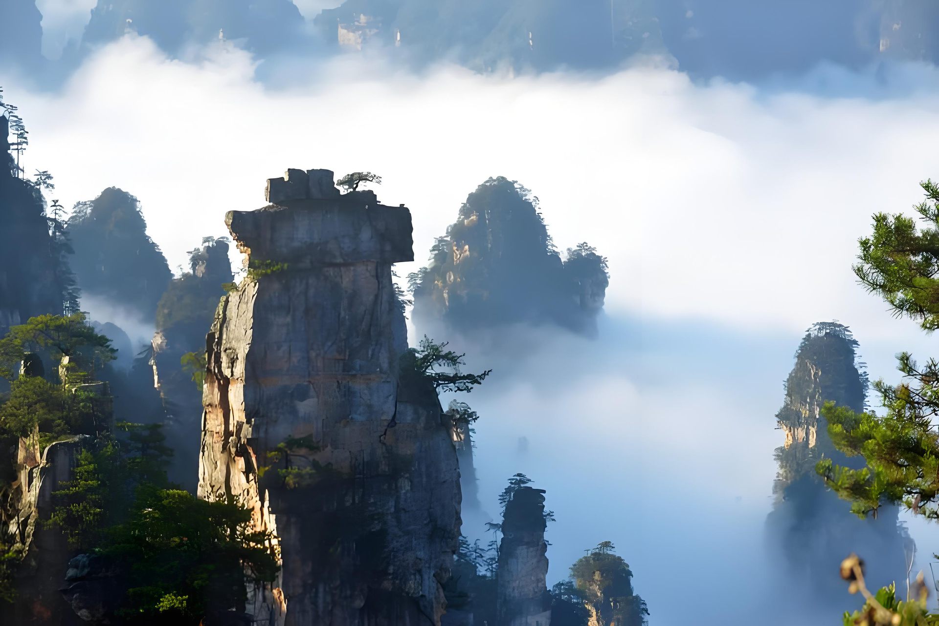 Yuanjiajie peaks