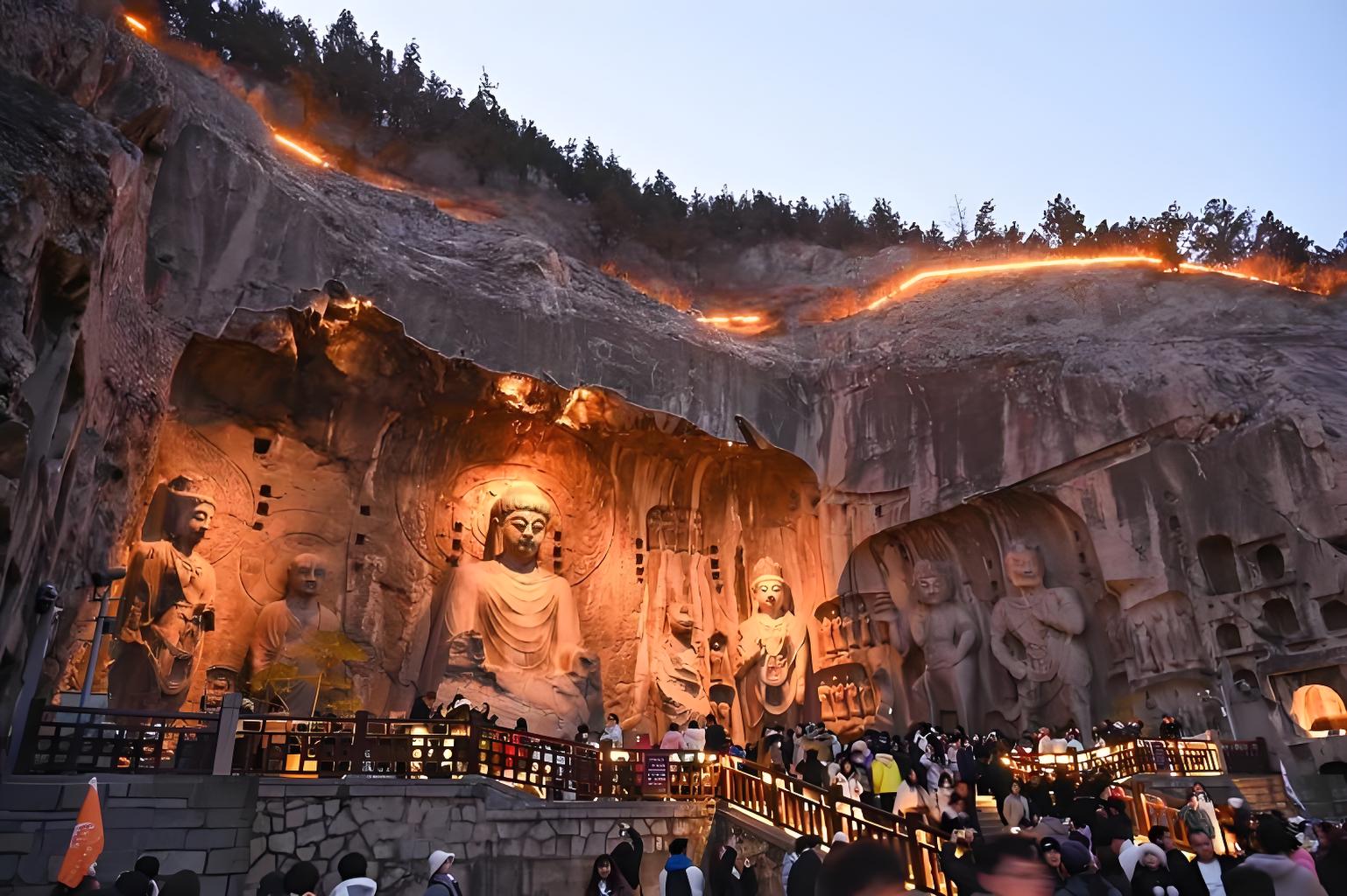 Longmen Grottoes cliff Buddhas