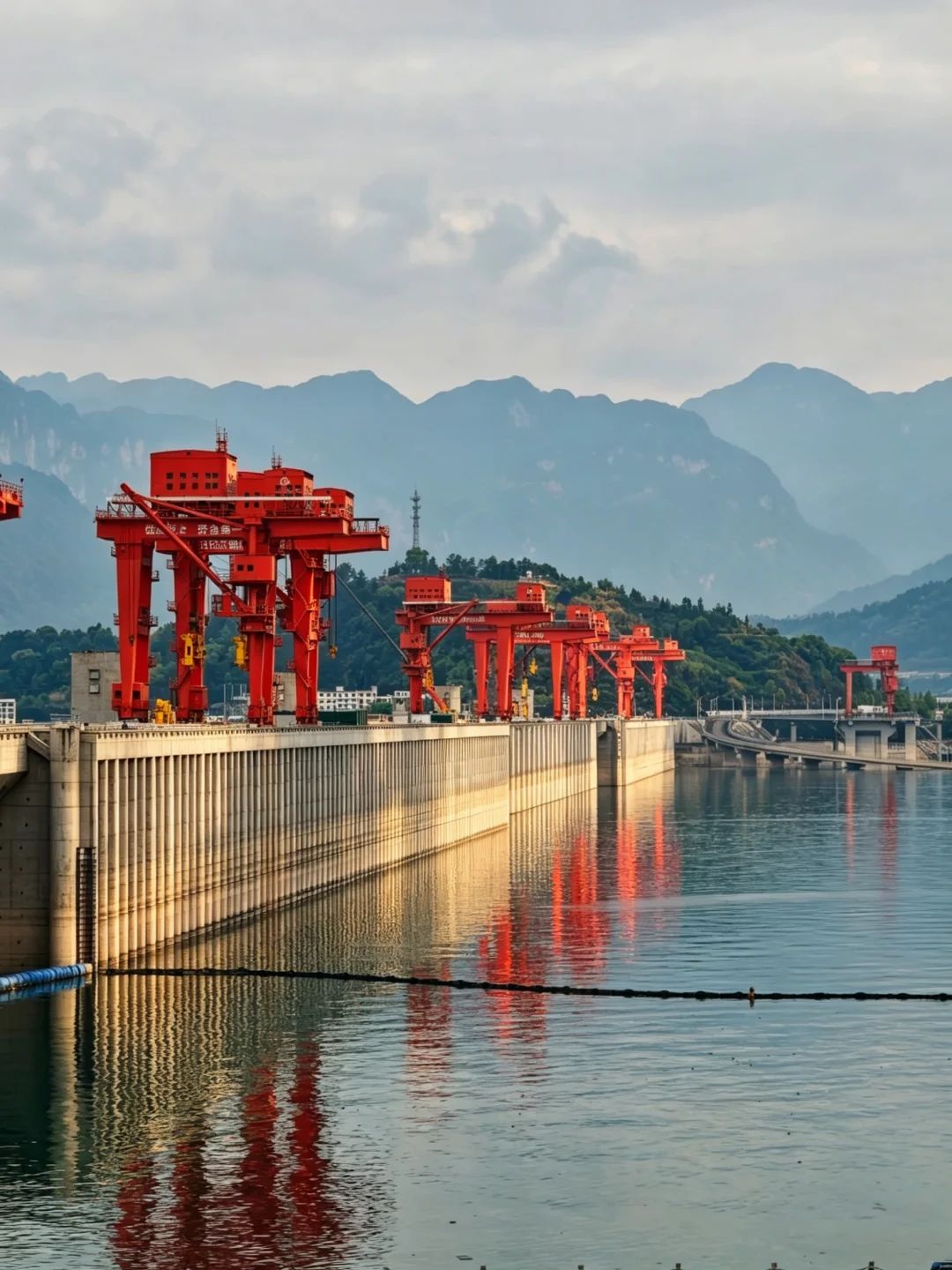 Three Gorges Dam river view