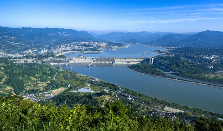 Three Gorges Dam project grounds