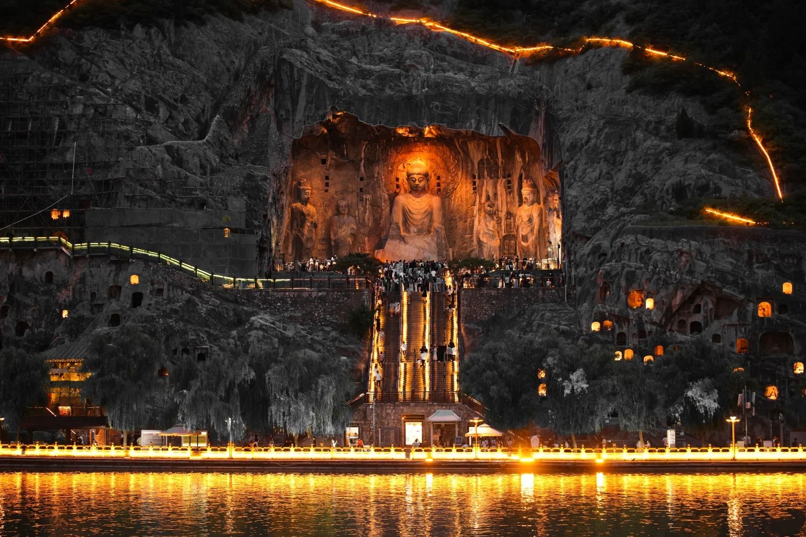 Longmen after Sunset