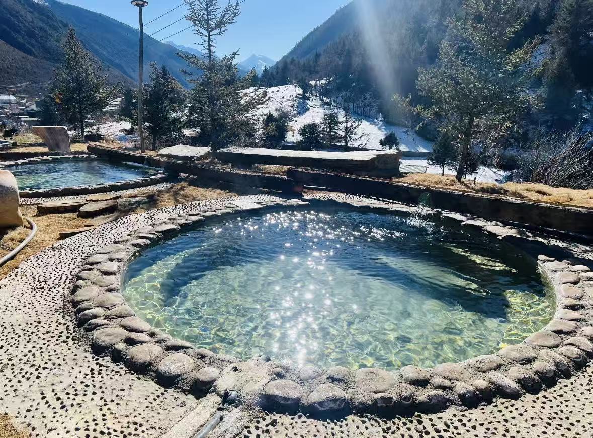 Soak in high-altitude geothermal springs
