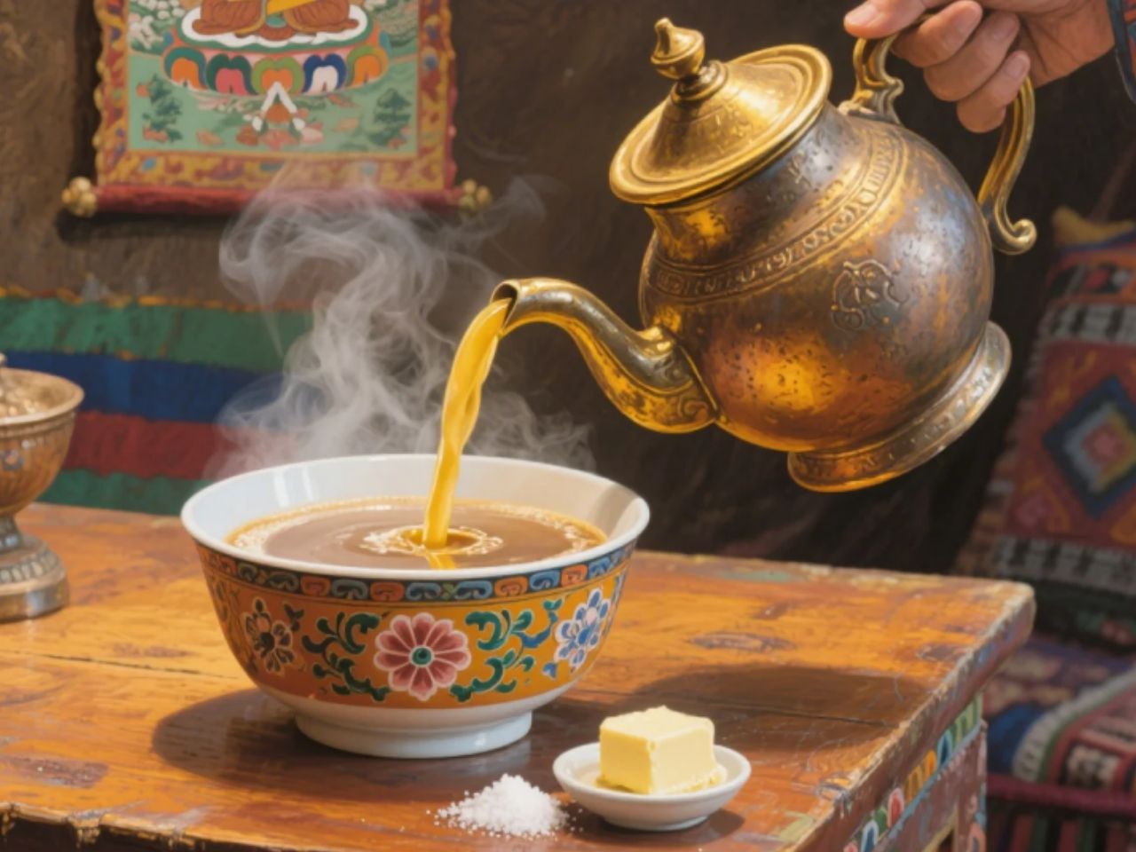 Tibetan Sweet Tea & Yak Butter Tea