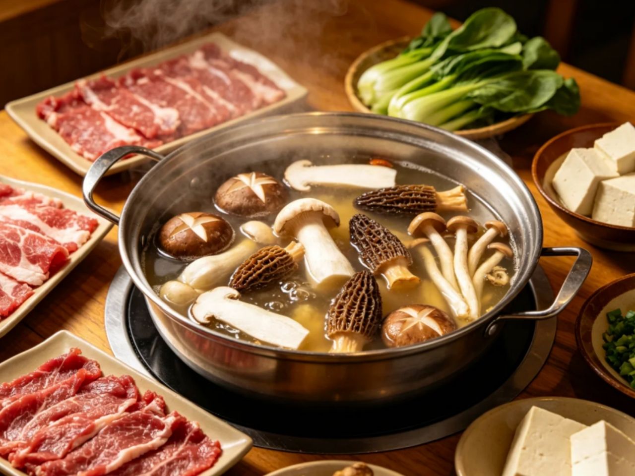 Wild Mountain Mushroom Hotpot