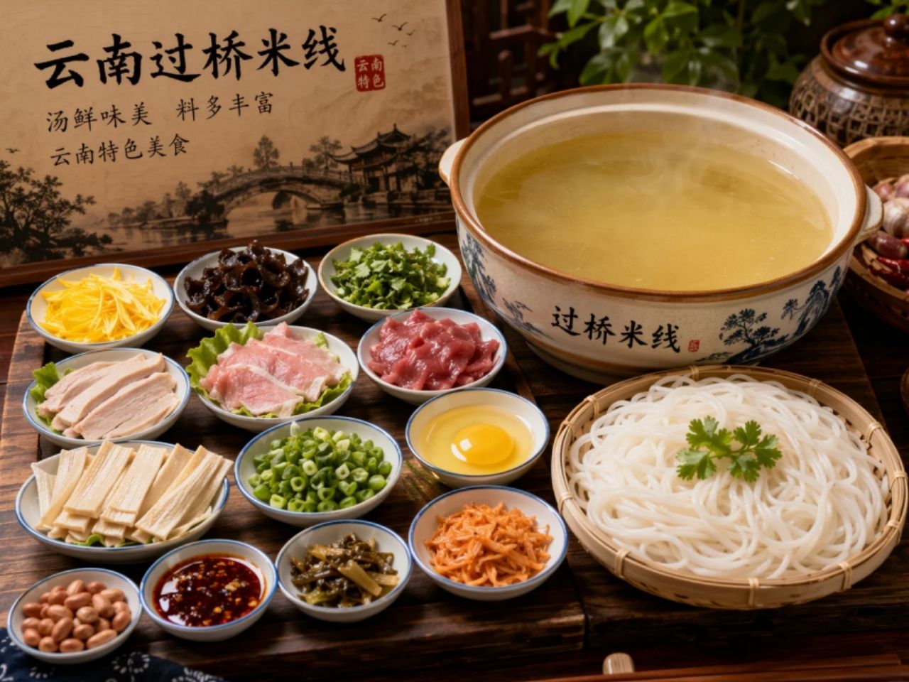 Crossing the Bridge Rice Noodles