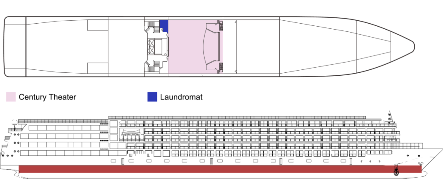 Century Victory Deck 1·Bottom Deck plan