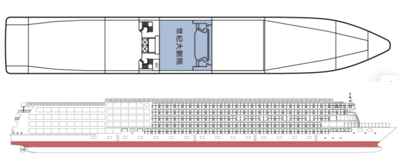 Century Vision Deck -1·Lower Deck plan