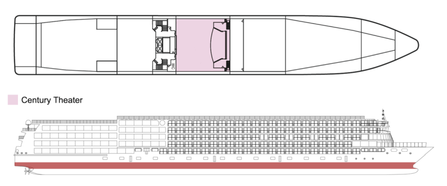 Century Voyage Deck 1·Lower Deck plan