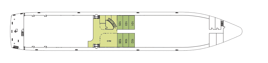 Victoria Anna Deck 1·First Deck plan