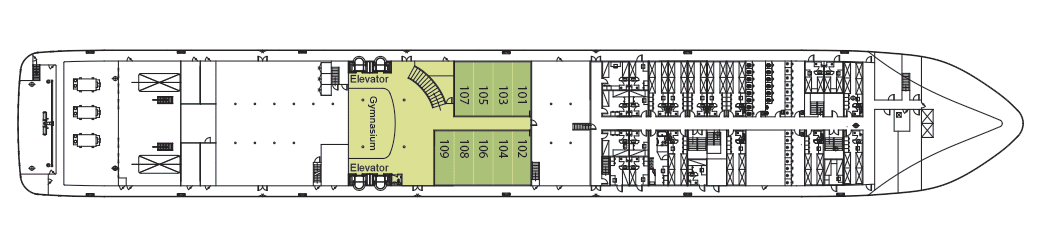 Victoria Jenna Deck 1·First Deck plan