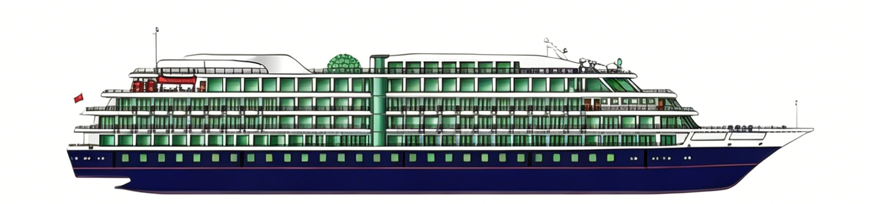 Yangtze 1 Ship's Exterior plan